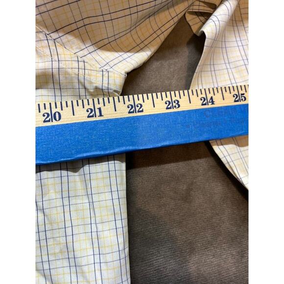 Brooks Brothers 346 Mens Shirt 15-2/3 Yellow‎ Original polo Check Non Iron - Picture 5 of 6